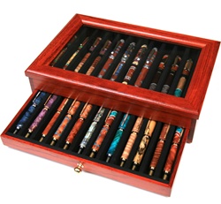 Rosewood Display - 24 Pens