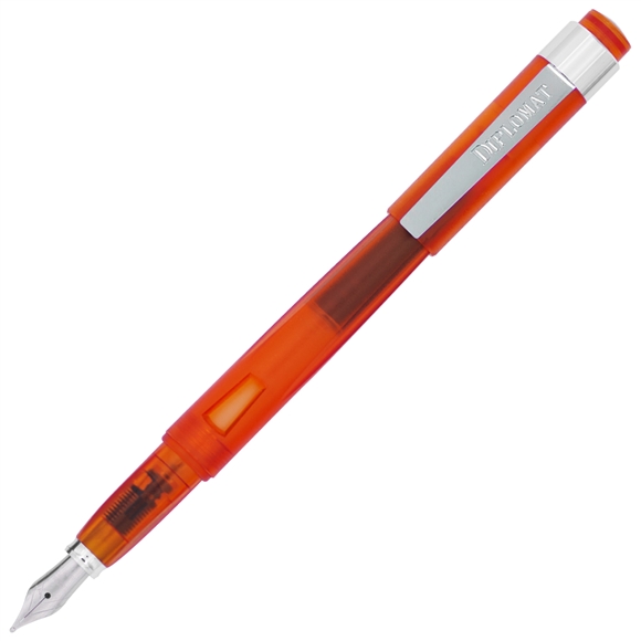 Diplomat Magnum Fountain Pen - Demo Orange