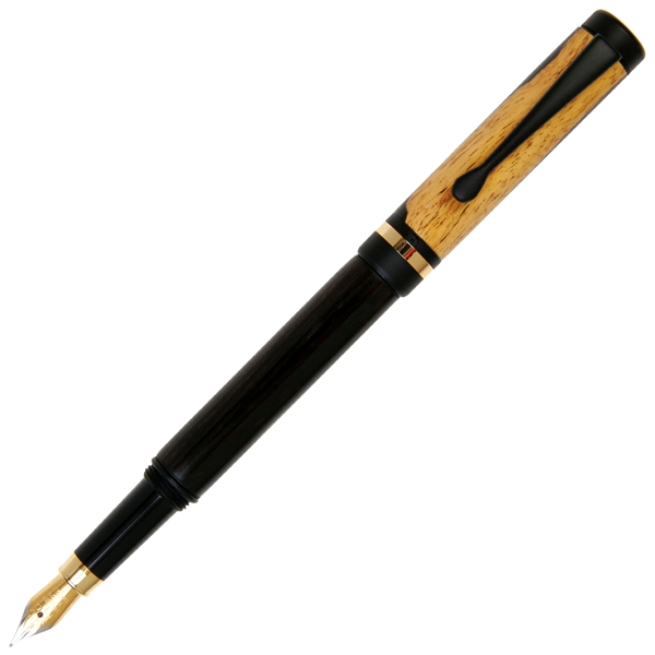 Classic Fountain Pen - Two Tone Blacwood by Lanier Pens, lanierpens, lanierpens.com, wndpens, WOOD N DREAMS, Pensbylanier