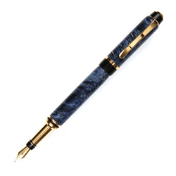 Cigar Fountain Pen - Blue Box Elder