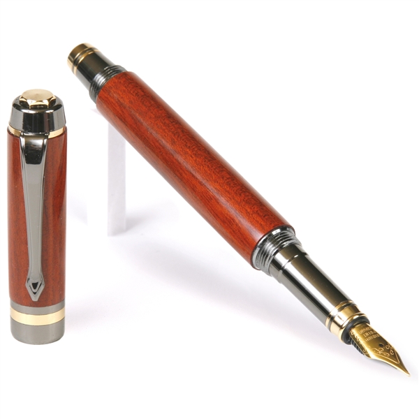 Elite Fountain Pen - Bloodwood by Lanier Pens, lanierpens, lanierpens.com, wndpens, WOOD N DREAMS, Pensbylanier