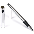 Budget Friendly Silver Mercury Rollerball Stylus Pen with Black Medium Tip Point Refill By Lanier Pens