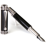 Majestic Fountain Pen - Blackwood by Lanier Pens, lanierpens, lanierpens.com, wndpens, WOOD N DREAMS, Pensbylanier