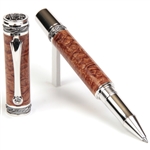 Majestic Rollerball Pen - Afzilia Snakeskin by Lanier Pens, lanierpens, lanierpens.com, wndpens, WOOD N DREAMS, Pensbylanier