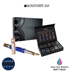 Monteverde MV12374 10 Piece Fountain Pen Ink Bottle Gift Set- Noir Collection