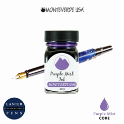 Monteverde G309PM 30 ml Core Fountain Pen Ink Bottle- Purple Mist