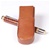 Tan Double Leather Pen Box Round by Lanier Pens, lanierpens, lanierpens.com, wndpens, WOOD N DREAMS, Pensbylanier