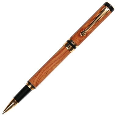 Classic Rollerball Pen - Afzilia Burl by Lanier Pens, lanierpens, lanierpens.com, wndpens, WOOD N DREAMS, Pensbylanier