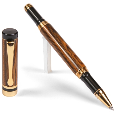 Classic Rollerball Pen - Bocote by Lanier Pens, lanierpens, lanierpens.com, wndpens, WOOD N DREAMS, Pensbylanier