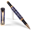 Classic Rollerball Pen - Blue Box Elder by Lanier Pens, lanierpens, lanierpens.com, wndpens, WOOD N DREAMS, Pensbylanier