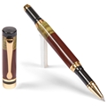 Classic Rollerball Pen - Cocobolo with Green Box Elder by Lanier Pens, lanierpens, lanierpens.com, wndpens, WOOD N DREAMS, Pensbylanier