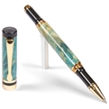 Classic Rollerball Pen - Turquoise Box Elder by Lanier Pens, lanierpens, lanierpens.com, wndpens, WOOD N DREAMS, Pensbylanier