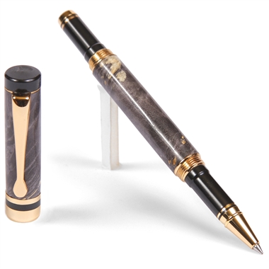 Classic Rollerball Pen - Black Box Elder by Lanier Pens, lanierpens, lanierpens.com, wndpens, WOOD N DREAMS, Pensbylanier