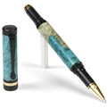 Classic Rollerball Pen - Turquoise Box Elder by Lanier Pens, lanierpens, lanierpens.com, wndpens, WOOD N DREAMS, Pensbylanier