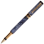 Classic Elite Rollerball Pen - Blue Box Elder by Lanier Pens, lanierpens, lanierpens.com, wndpens, WOOD N DREAMS, Pensbylanier