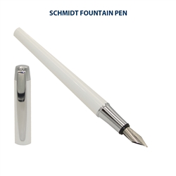 Schmidt Intrinsic Fountain Pen - White