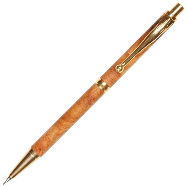 Slimline Pencil - Amboyna Burl by Lanier Pens, lanierpens, lanierpens.com, wndpens, WOOD N DREAMS, Pensbylanier