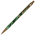 Slimline Pencil - Green Box Elder by Lanier Pens, lanierpens, lanierpens.com, wndpens, WOOD N DREAMS, Pensbylanier