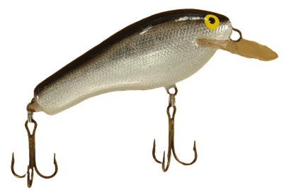 No. 00 Silver Black Back Muskie Lure