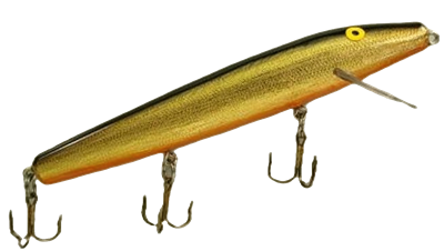 No. 675 Gold Black Back Muskie Lure