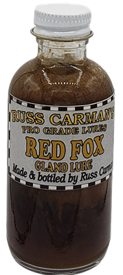 Carman's Pro Grade Red Fox Gland Lure