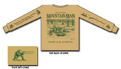 American Mountain Man Long Sleeve Shirt