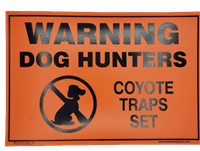 Warning Sign Traps Set