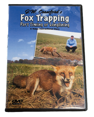 J.W. Crawford - Fox Trapping: Part Timing or Longlining DVD