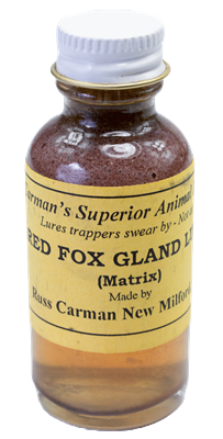 Carman's Red Fox Gland Lure