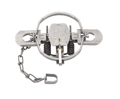 Duke #2 Offset Jaw Coil Spring Trap for Larger Animals