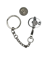 Sterling #00 Single Long Spring with Key Ring Mini Trap