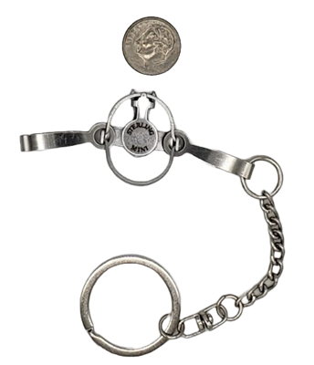 Sterling Mini Trap Key Chain