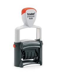 Trodat 5430 Self Inking Dater; 1" x 1.625"