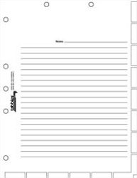 Divider Sheets for Tabbies; Letter Size