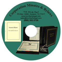 Corporation Minutes & Bylaws CD