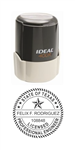 Texas Professional Engineer Round Self-Inking Stamp - ID400R