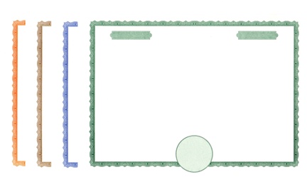 Blank Border Certificates