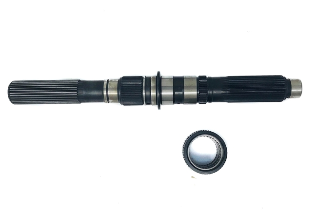 NV261/263 Main Shaft w/BRG Sleeve, 34x37x38x32T, 32 spline output, 38 spline pump; Part # 27718MS-KIT