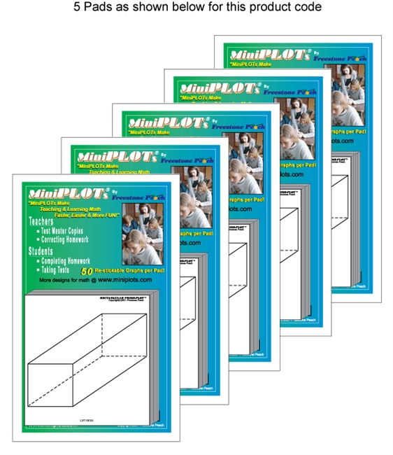 Rectangular Prism-PLOT Multipack: 5 Pads