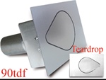 90 Series Teardrop Flat Fuel Door