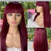 99J Lace Front Wig with bangs