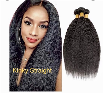 kinky straight HD Frontal with Bundles