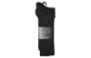 Wholesale Men's Black Ribbed Dress Socks 3-Pair Pack - (60 Packs)