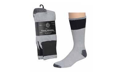 Wholesale Men's  Extra Heavy Thermal Socks 3-Pair Pack (40 Pack)