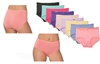 Wholesale Isadora Women's Microfiber Panties With Size Options (72 Packs)
