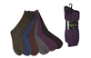 Wholesale Women's 6 Pack Solid Assorted Colors Crew Socks