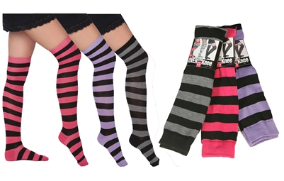 Wholesale Women's Over The Knee Socks (60 Packs)
