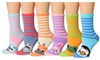 Wholesale Women's Slub Skid Proof Fuzzy Socks (120 Packs)