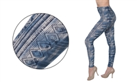 Wholesale Women's Fashion Patterned Leggings (36 Packs)