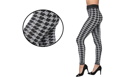 Wholesale Women's Hacci Knit Leggings with Brushed Lining